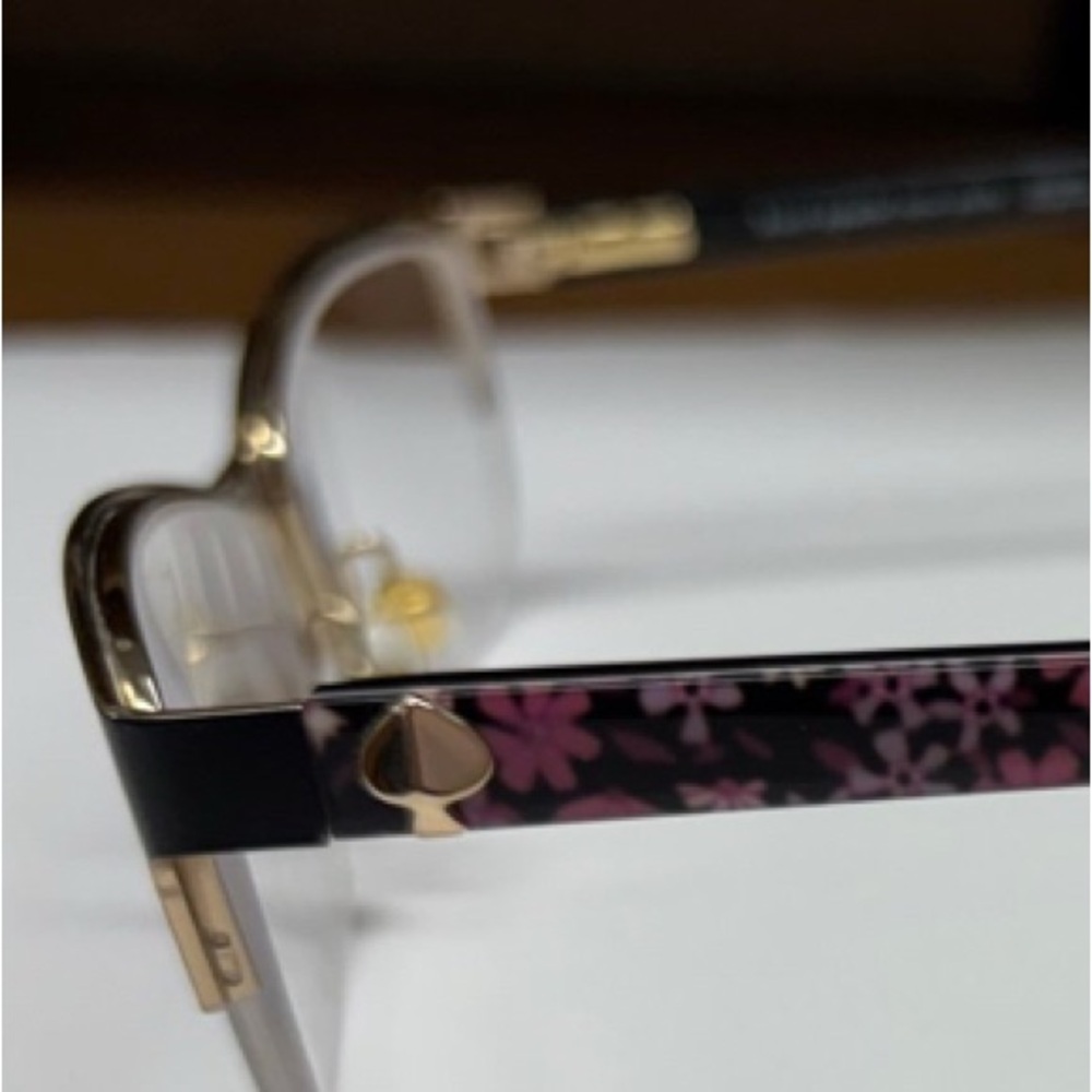 Black and Gold Kate SpadeEyeglasses